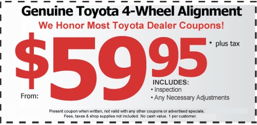Wheel alignment coupons near me