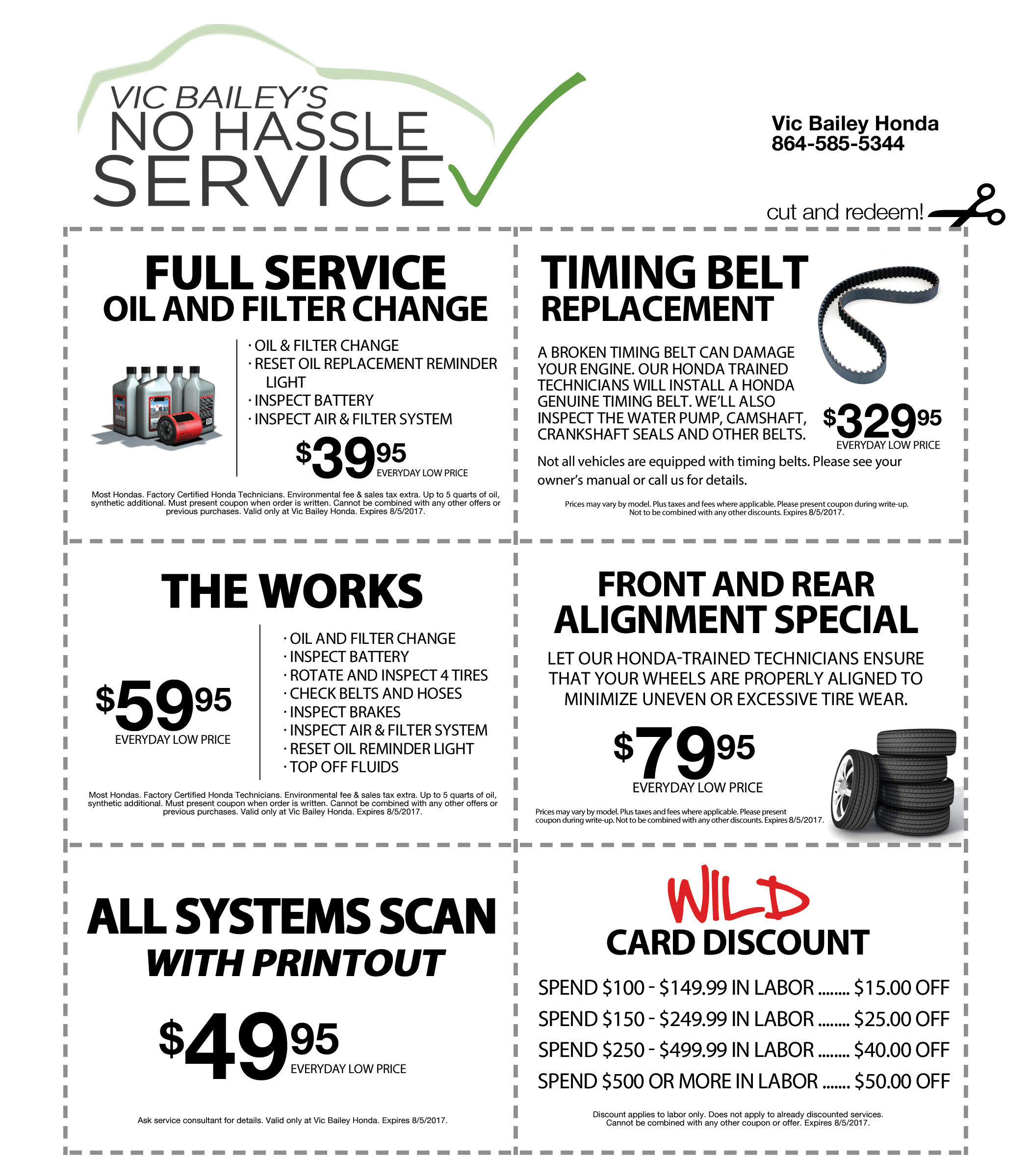 Parts and Service Coupons Banner