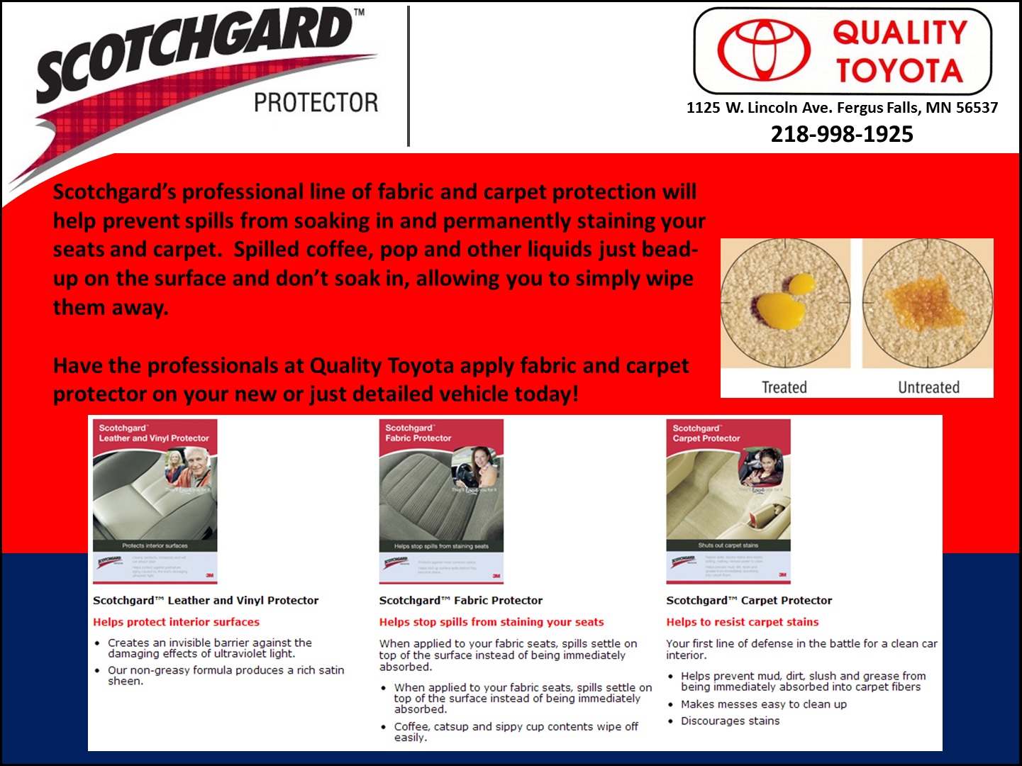Quality Toyota Scotchgard Scotchgard