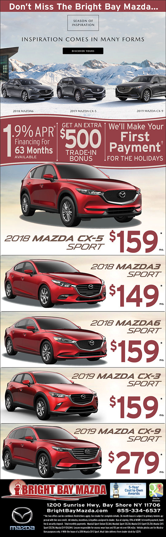Mazda Holiday Event Season of Inspiration