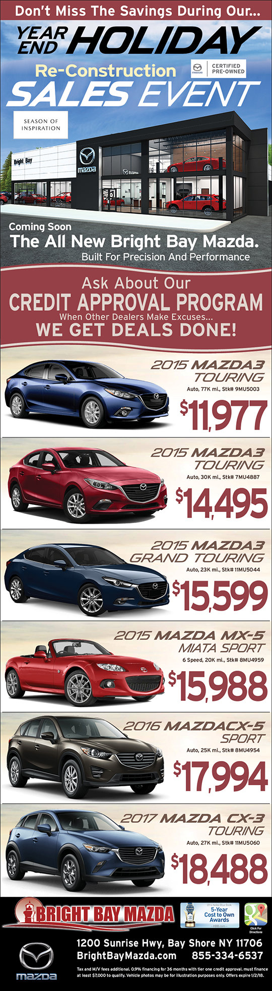 Re-Construction Sales Event Year End Holiday