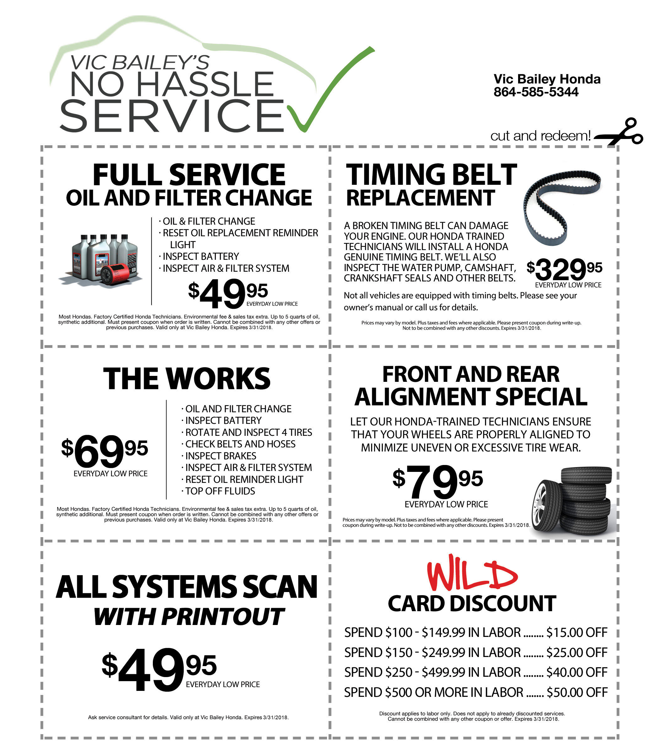 Honda hayward service coupons