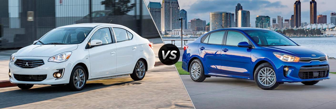 2018 Mitsubishi Mirage G4 Vs 2018 Kia Rio D And E