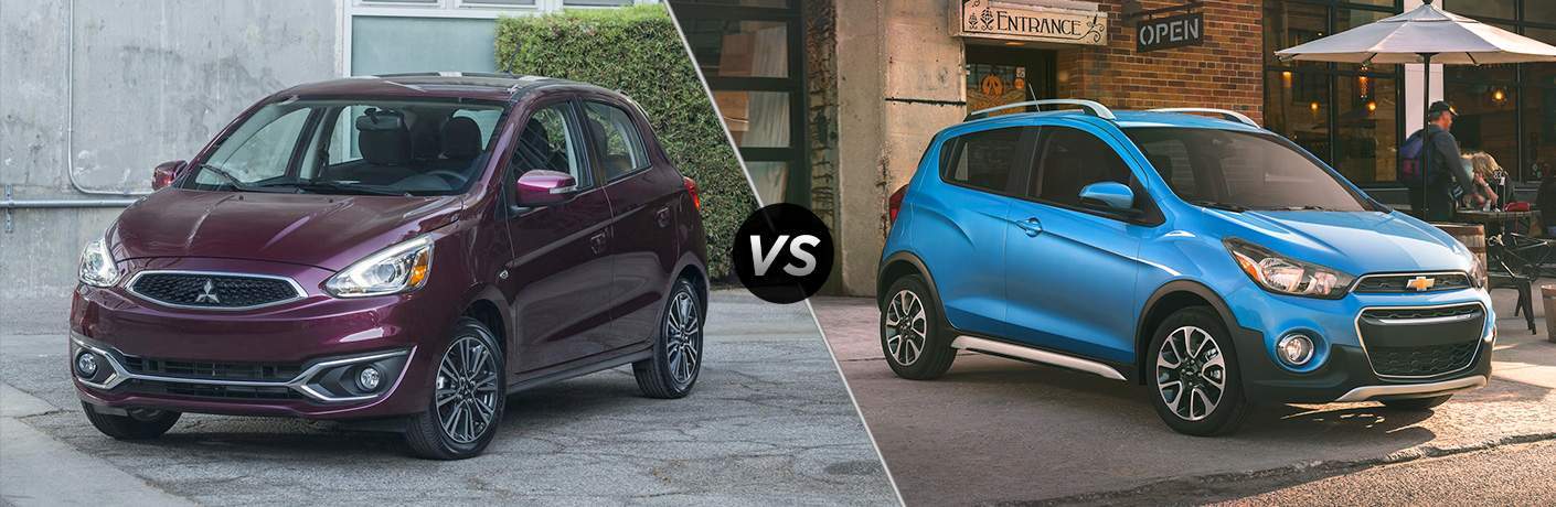 2018 Mitsubishi Mirage vs 2018 Chevrolet Spark