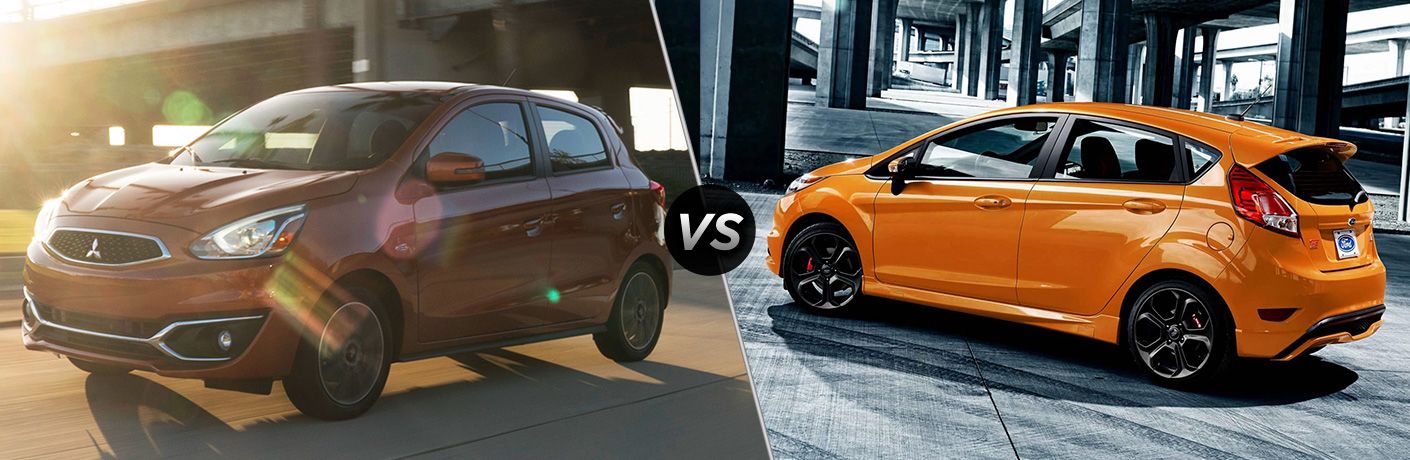 2019 Mitsubishi Mirage vs 2019 Ford Fiesta Hatchback
