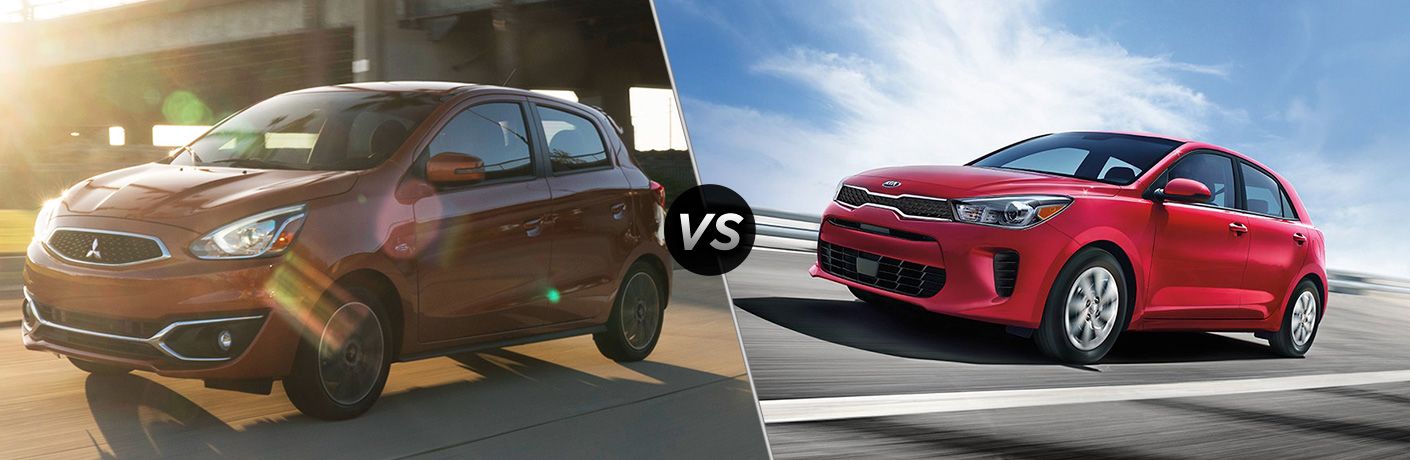 2019 Mitsubishi Mirage vs 2019 Kia Rio | D and E Mitsubishi